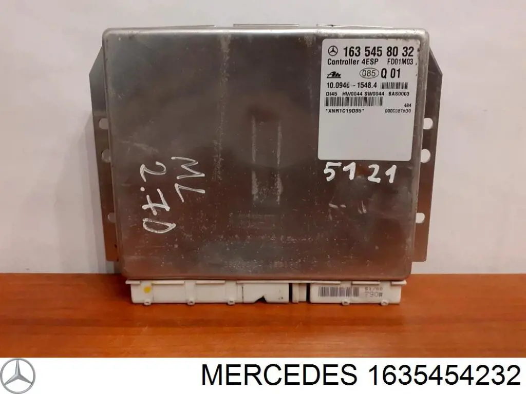 A1635455832 Mercedes Módulo de control de ESP