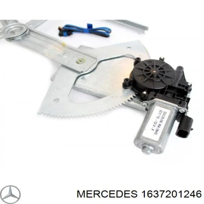 1637201246 Mercedes mecanismo de elevalunas, puerta delantera derecha