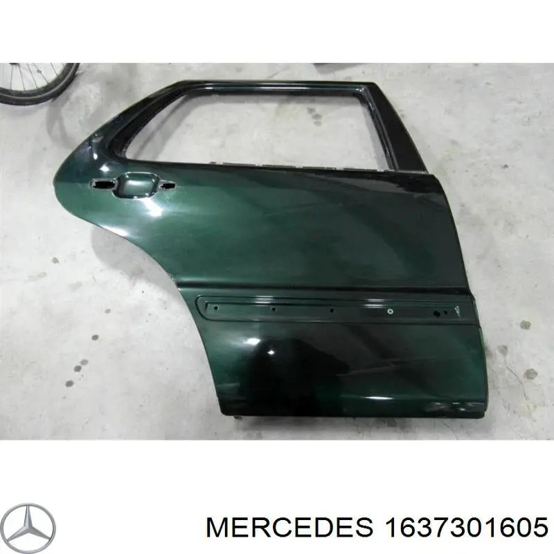 Puerta trasera derecha para Mercedes ML/GLE (W163)
