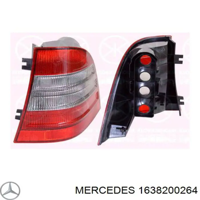 1638200264 Mercedes piloto posterior derecho