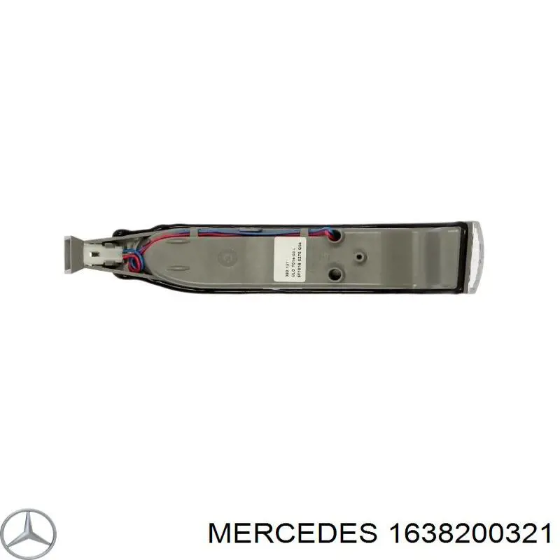 1638200321 Mercedes luz intermitente de retrovisor exterior izquierdo