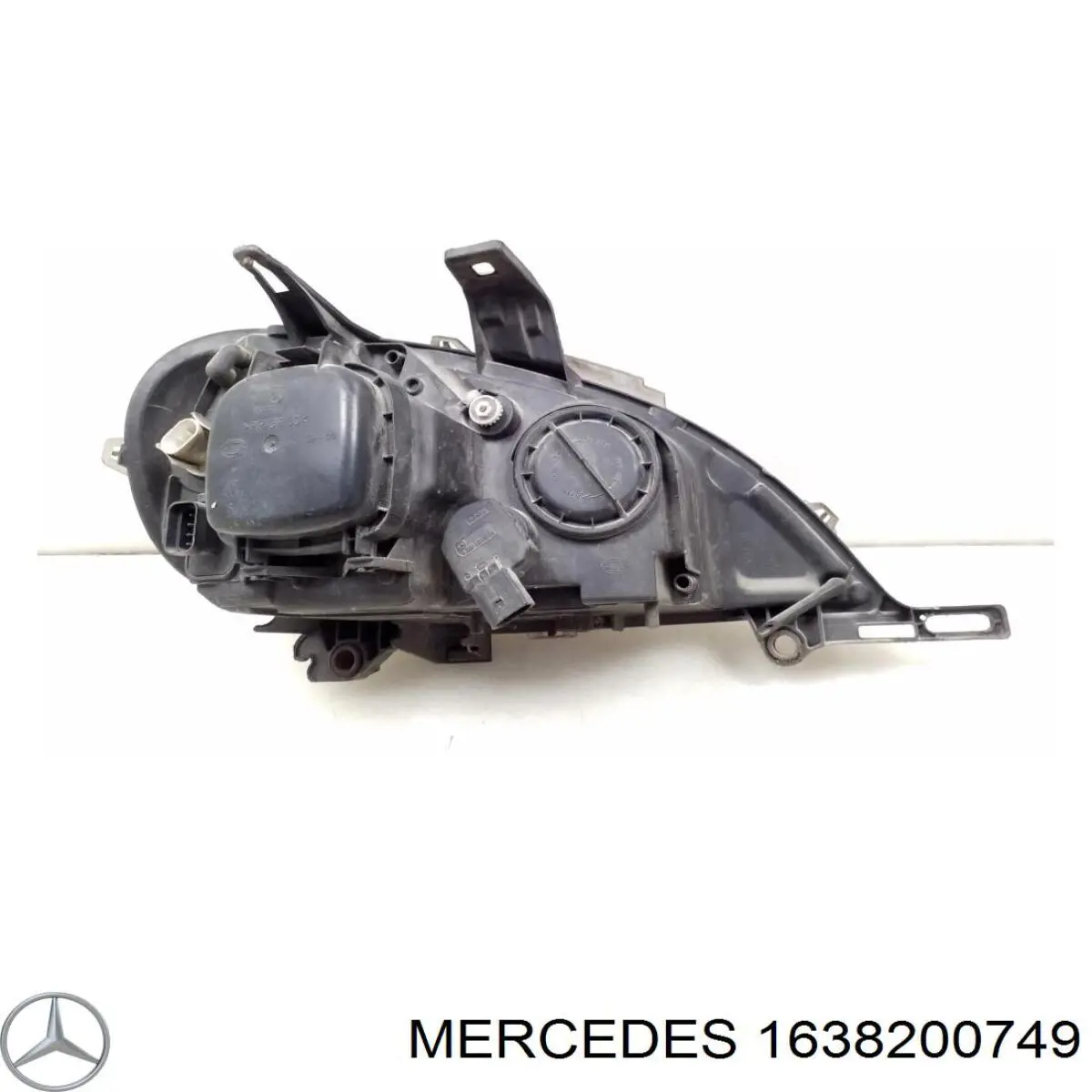 Cubierta trasera del faro 1638200749 Mercedes