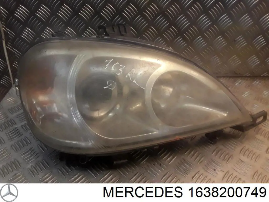 Comprar 1638200749 Mercedes Cubierta trasera del faro