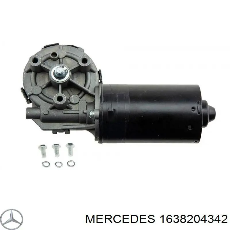 1638204342 Mercedes motor del limpiaparabrisas del parabrisas