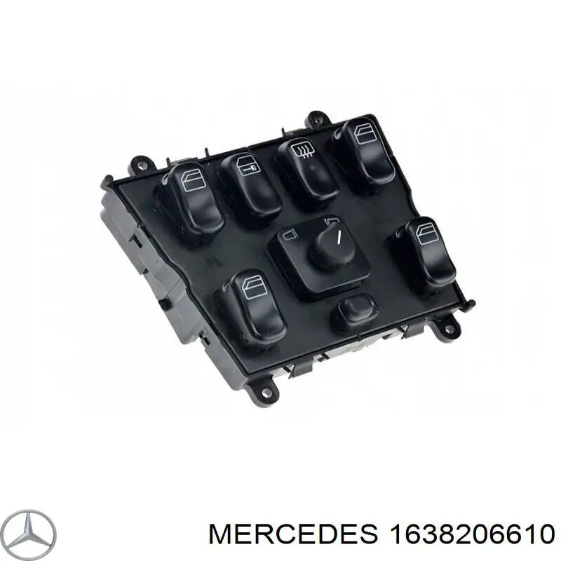 1638206610 Mercedes unidad de control elevalunas consola central