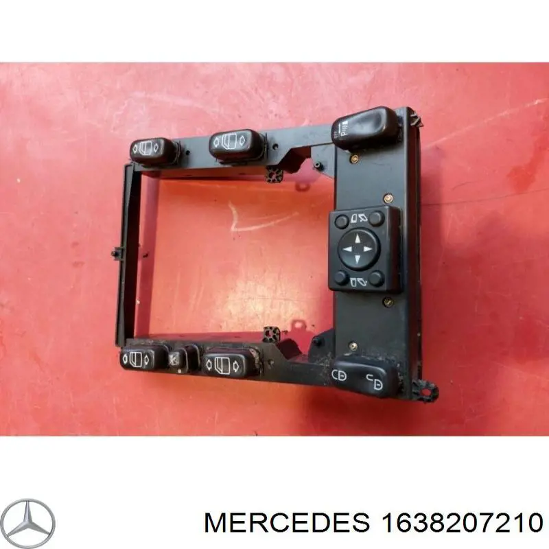 Botón de encendido del motor del elevalunas de la consola central Mercedes 1638207210 precio, desde 79,97 EUR