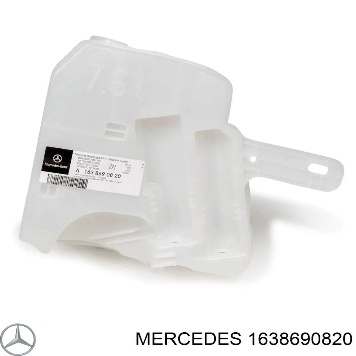 1638690820 Mercedes depósito del agua de lavado, lavado de parabrisas