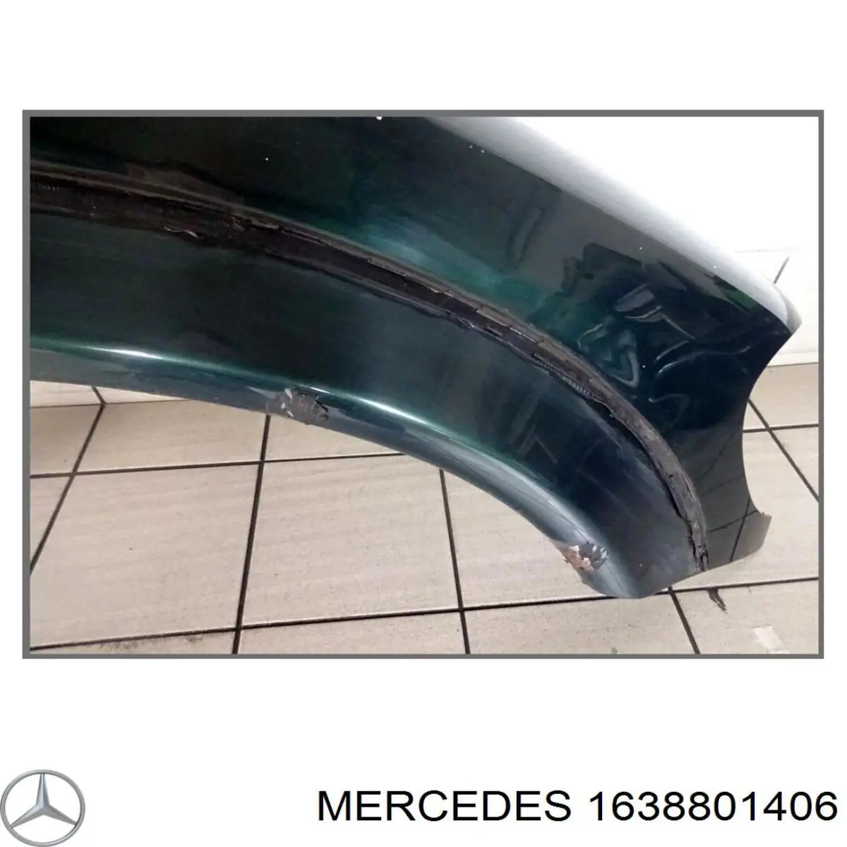 1638801406 Mercedes guardabarros delantero derecho