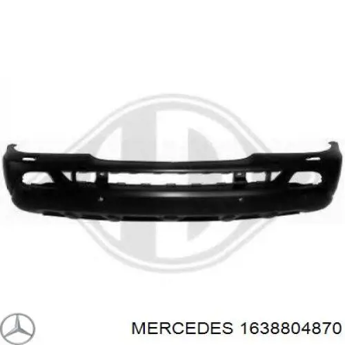 1638804870 Mercedes Paragolpes delantero
