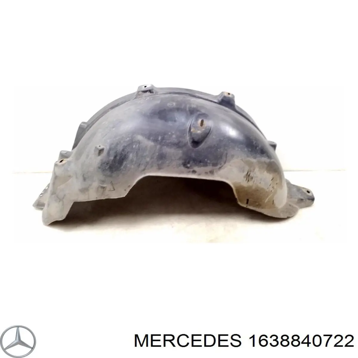 Guardalodos interior izquierdo, guardafango delantero Mercedes 1638840722 precio, desde 39,20 EUR