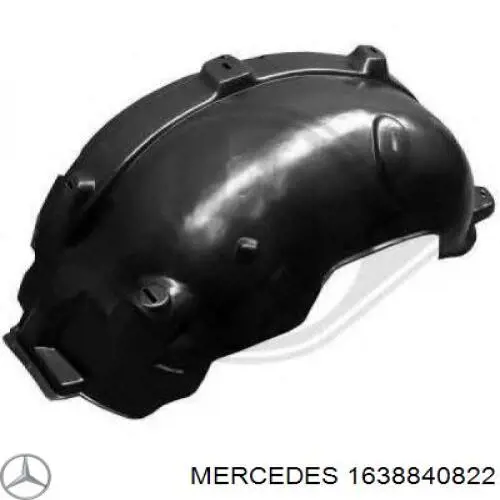 Guardabarros interior derecho, aleta delantera Mercedes 1638840822 precio, desde 68,24 EUR