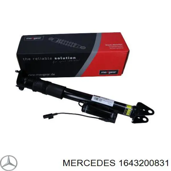 1643200831 Mercedes amortiguador trasero
