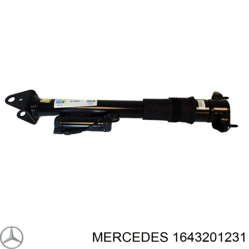 1643201231 Mercedes amortiguador trasero