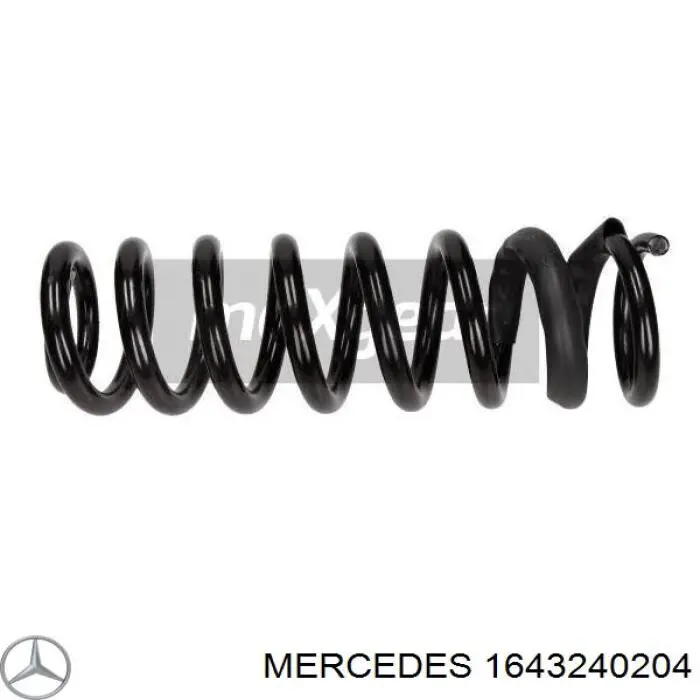Comprar 1643240204 Mercedes Muelle de eje trasero