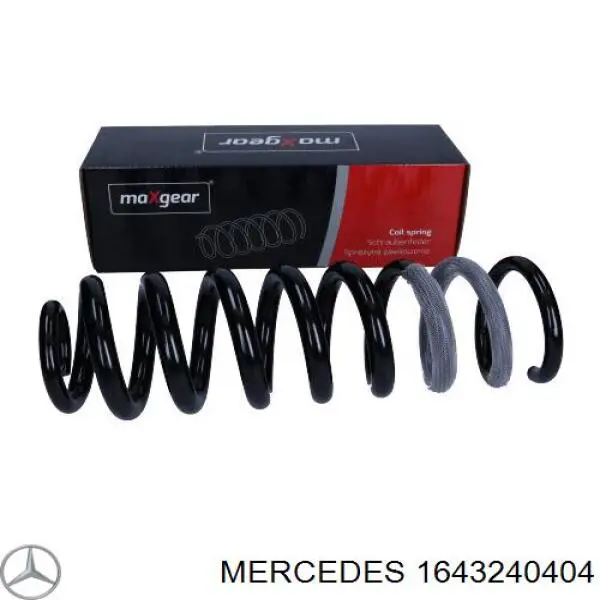 1643240404 Mercedes muelle de suspensión eje trasero
