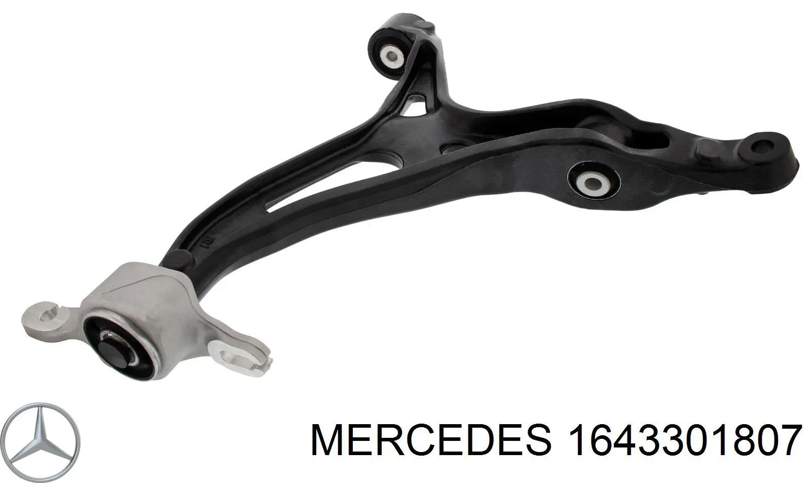 1643301807 Mercedes barra oscilante, suspensión de ruedas delantera, inferior derecha