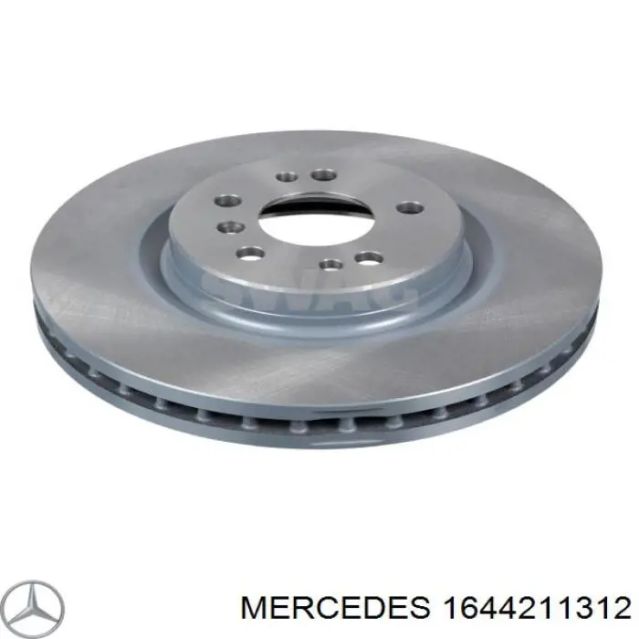 1644211312 Mercedes disco de freno delantero