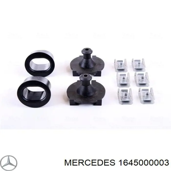 1645000003 Mercedes radiador refrigeración del motor