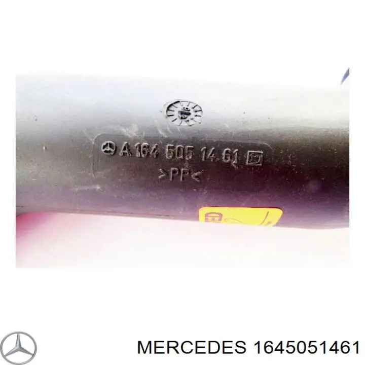 1645051461 Mercedes tubo flexible de aspiración, salida del filtro de aire