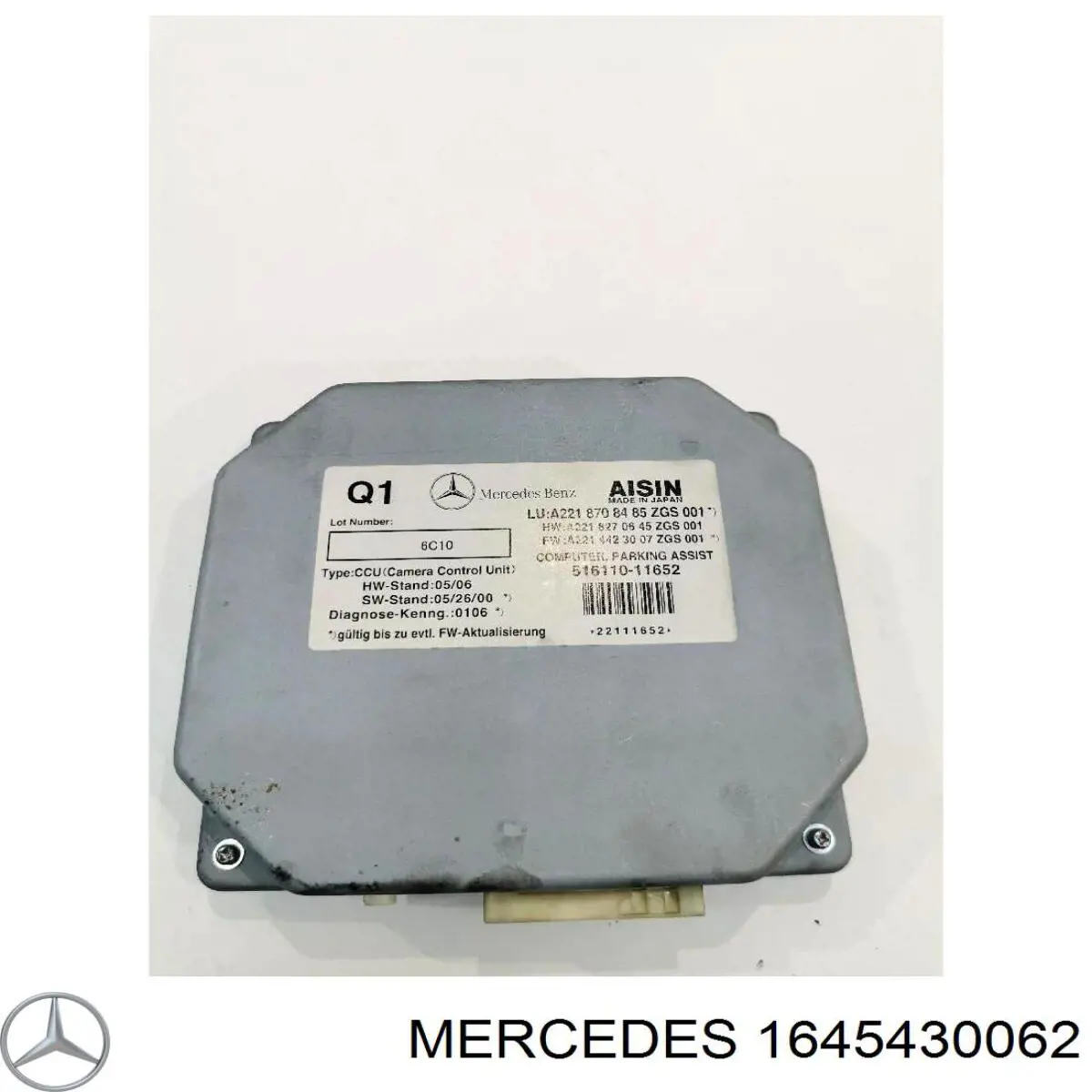 Módulo de control de la cámara para Mercedes S (C216)