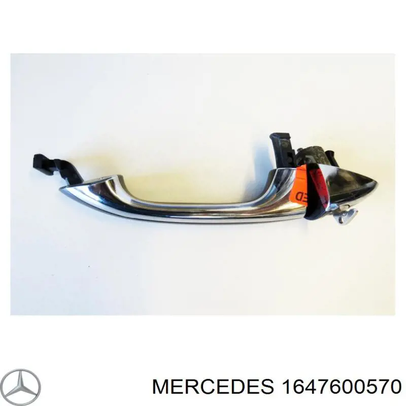 Manija exterior izquierda de puerta delantera Mercedes 1647600570 precio, desde 46,46 EUR
