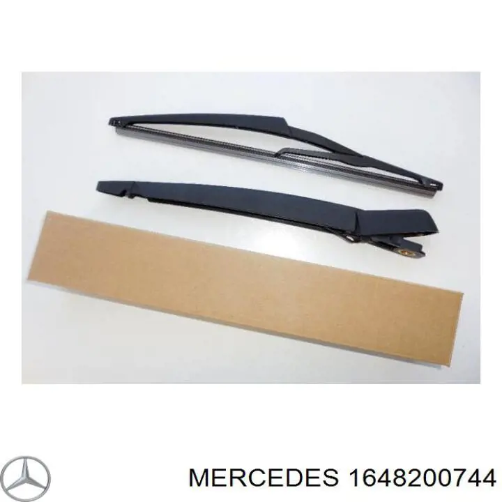 1648200744 Mercedes brazo del limpiaparabrisas, lavado de parabrisas, luna trasera