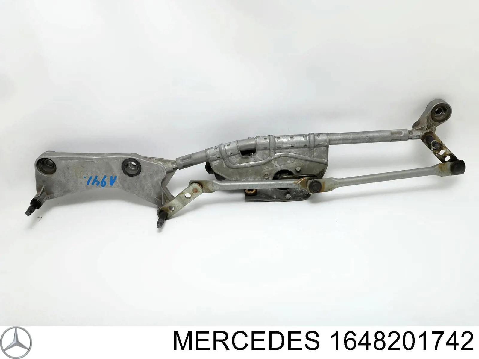 1648201742 Mercedes motor del limpiaparabrisas del parabrisas