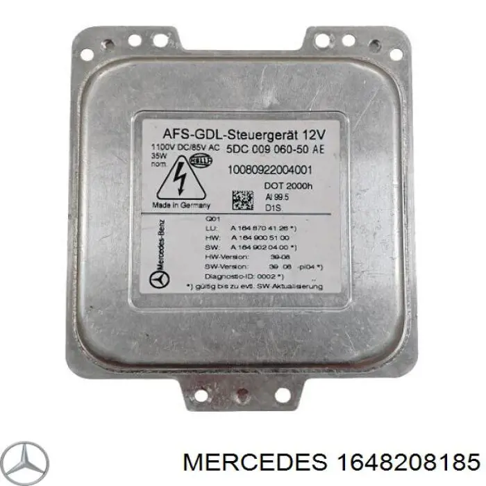 1648208185 Mercedes unidad de control, iluminación