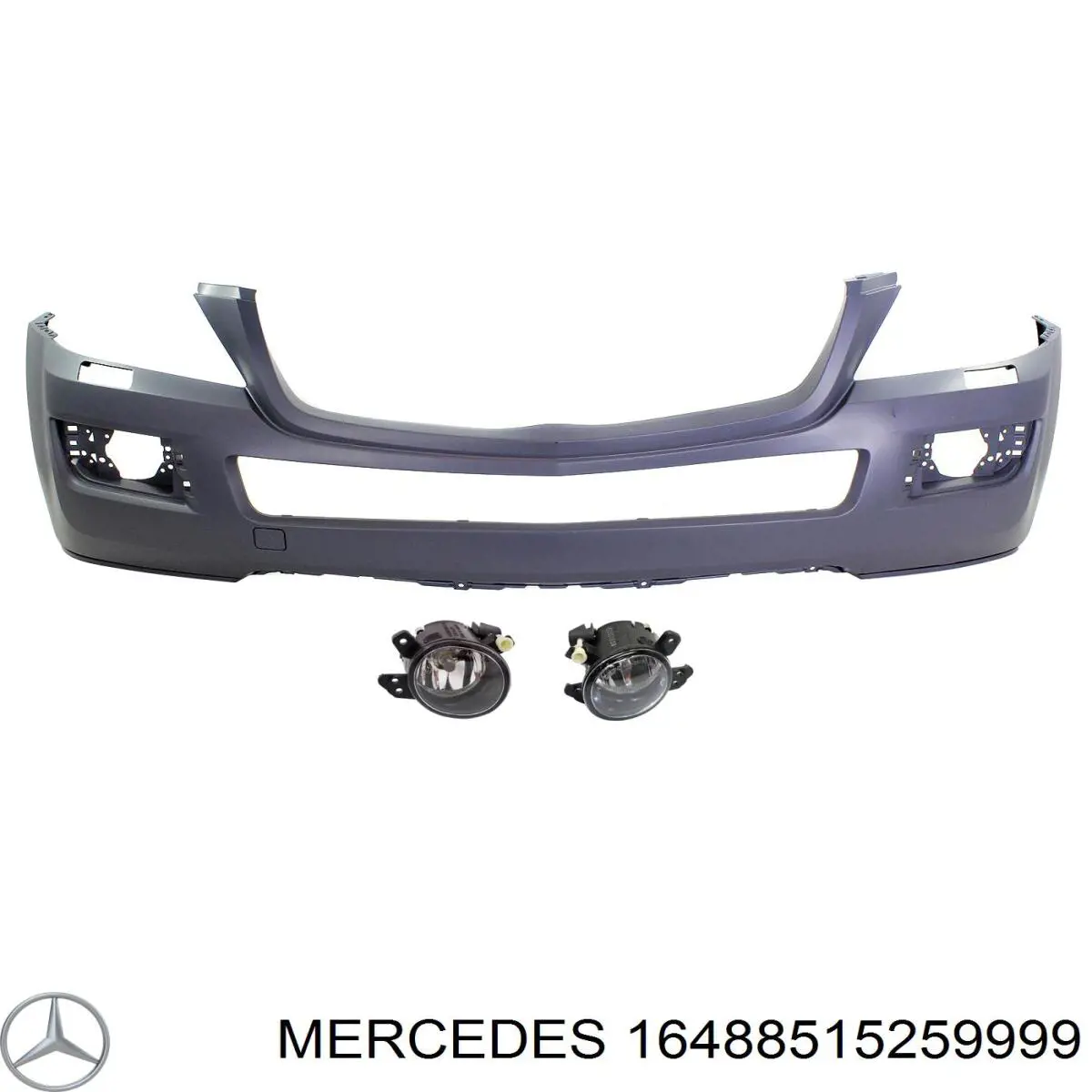 16488515259999 Mercedes parachoques delantero