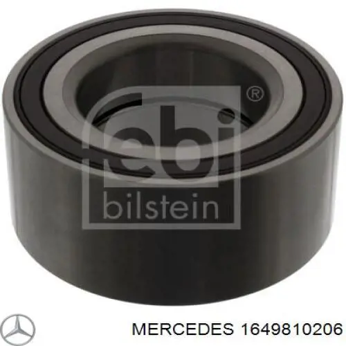 Cojinete de rueda delantero Mercedes 1649810206 precio, desde 54,61 EUR
