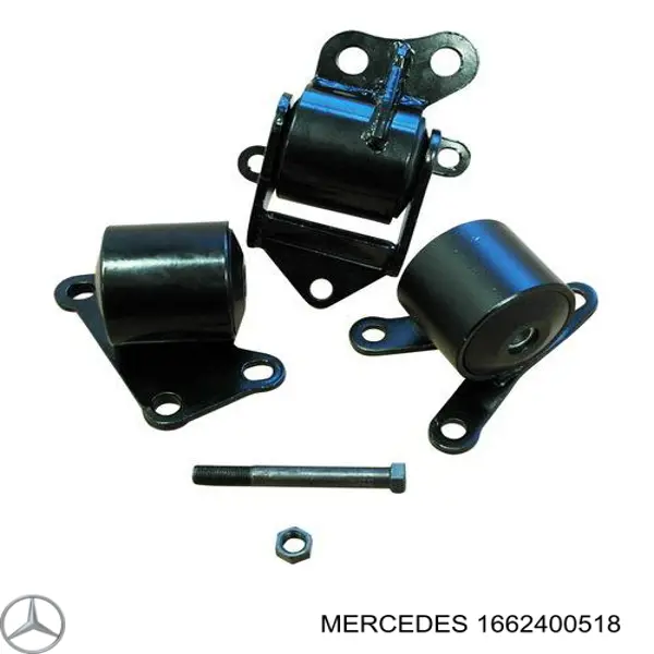 1662400518 Mercedes montaje de transmision (montaje de caja de cambios)