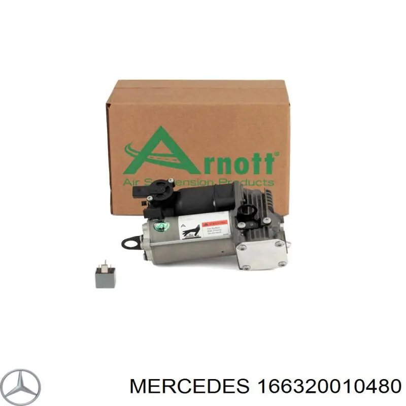 166320010480 Mercedes bomba de compresor de suspensión neumática