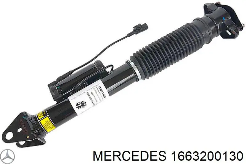1663200130 Mercedes amortiguador trasero