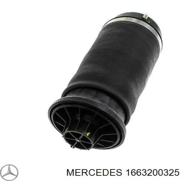 Comprar 1663200325 Mercedes Bolsa de aire del eje trasero