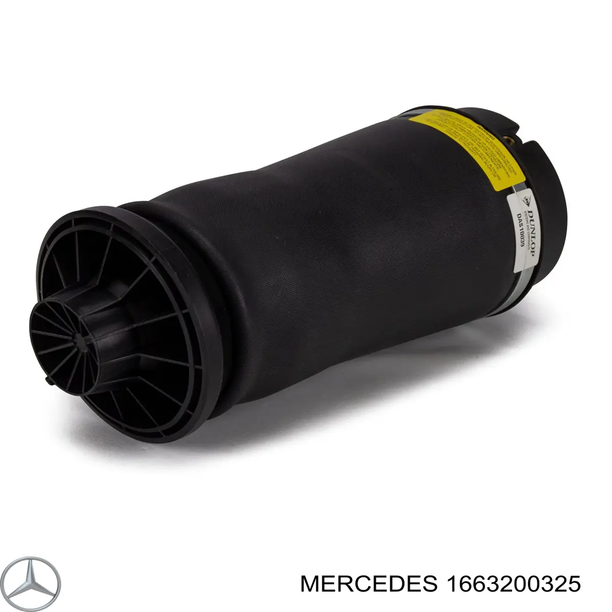 Bolsa de aire del eje trasero Mercedes 1663200325