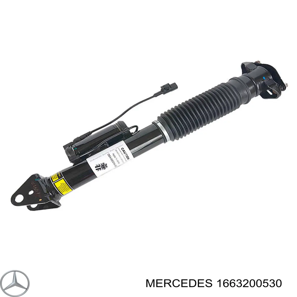 1663200530 Mercedes amortiguador trasero