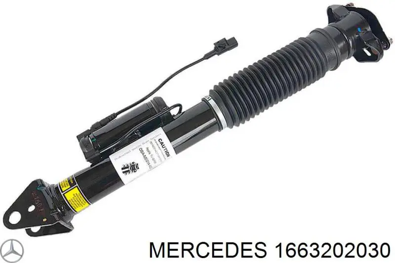 1663202030 Mercedes amortiguador trasero