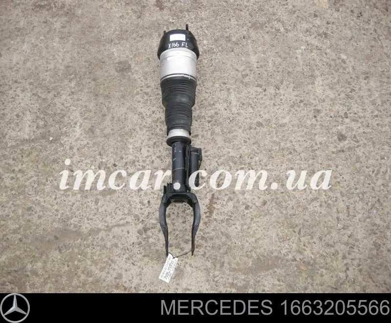 Amortiguador delantero izquierdo Mercedes 1663205566 precio, desde 683,89 EUR