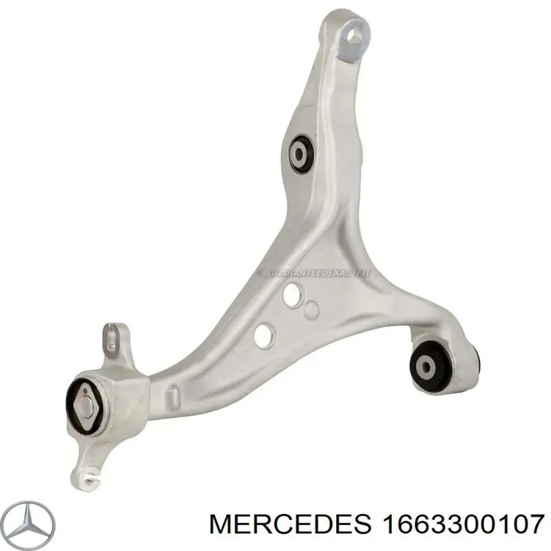 1663300107 Mercedes barra oscilante, suspensión de ruedas delantera, inferior izquierda