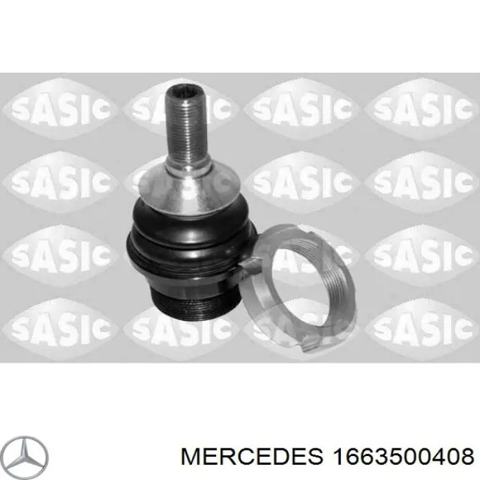 1663500408 Mercedes muñón del eje, suspensión de rueda, trasero izquierdo