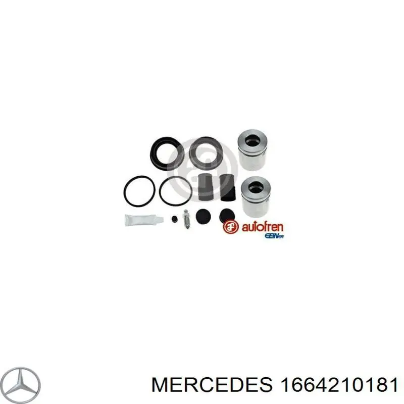 1664210181 Mercedes pinza de freno delantera izquierda