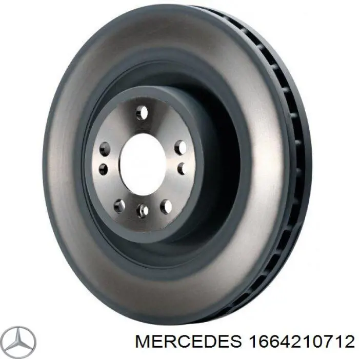 1664210712 Mercedes disco de freno delantero
