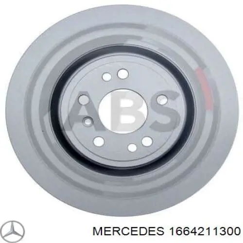 1664211300 Mercedes freno de disco delantero