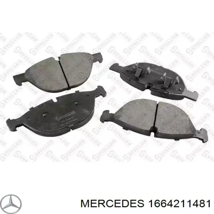 Pinza de freno delantera derecha Mercedes 1664211481 precio, desde 222,16 EUR