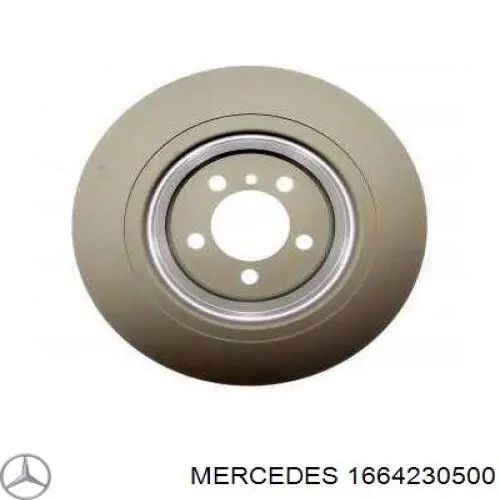 1664230500 Mercedes disco de freno trasero