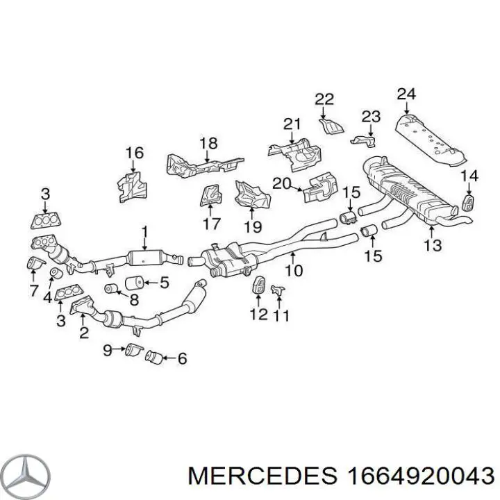 A1664920043 Mercedes 