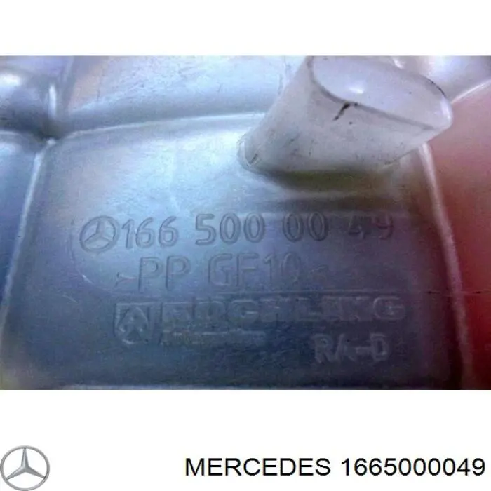 Botella de expansión Mercedes 1665000049