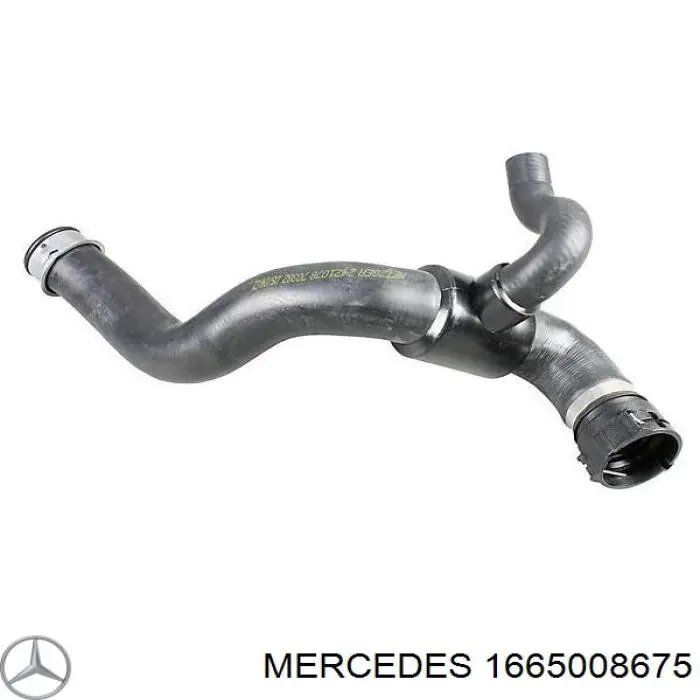 1665008675 Mercedes manguera refrigerante para radiador inferiora