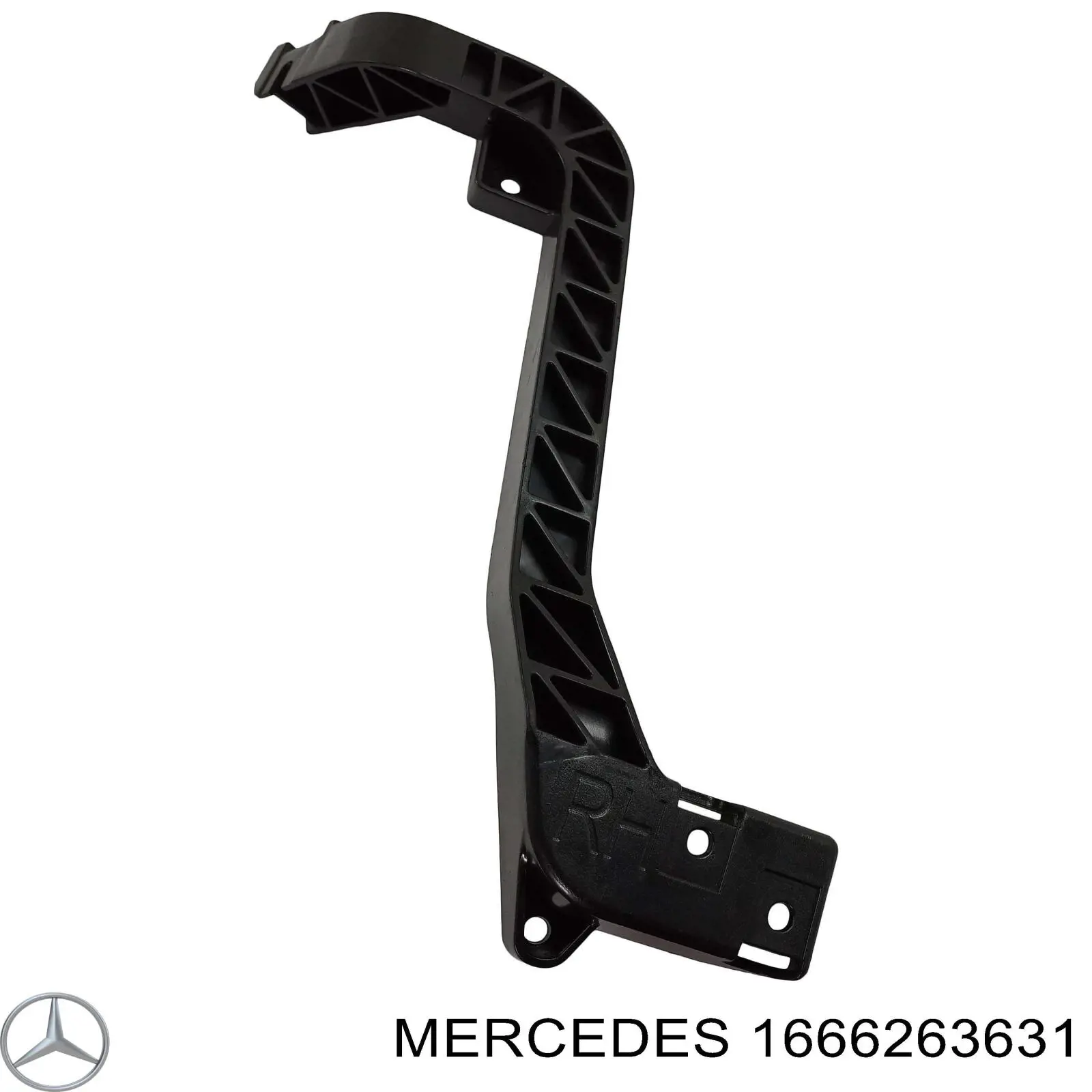 1666263631 Mercedes soporte de parachoques delantero izquierdo