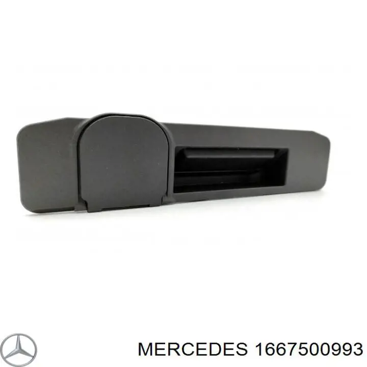 Manecilla de puerta de maletero exterior Mercedes 1667500993